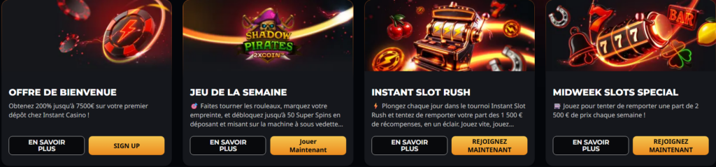 bonus instant casino 1