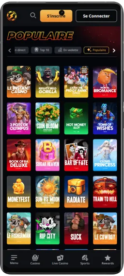 Instant Casino casino en direct