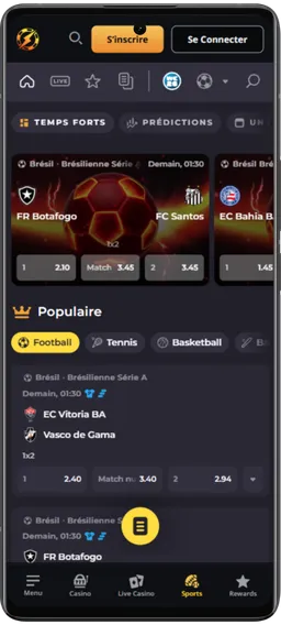 Paris sportifs Instant Casino